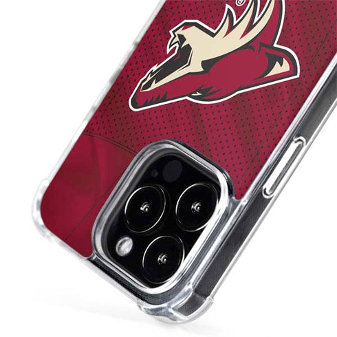 NHL Arizona Coyotes Home Jersey iPhone 15 Pro MagSafe Case